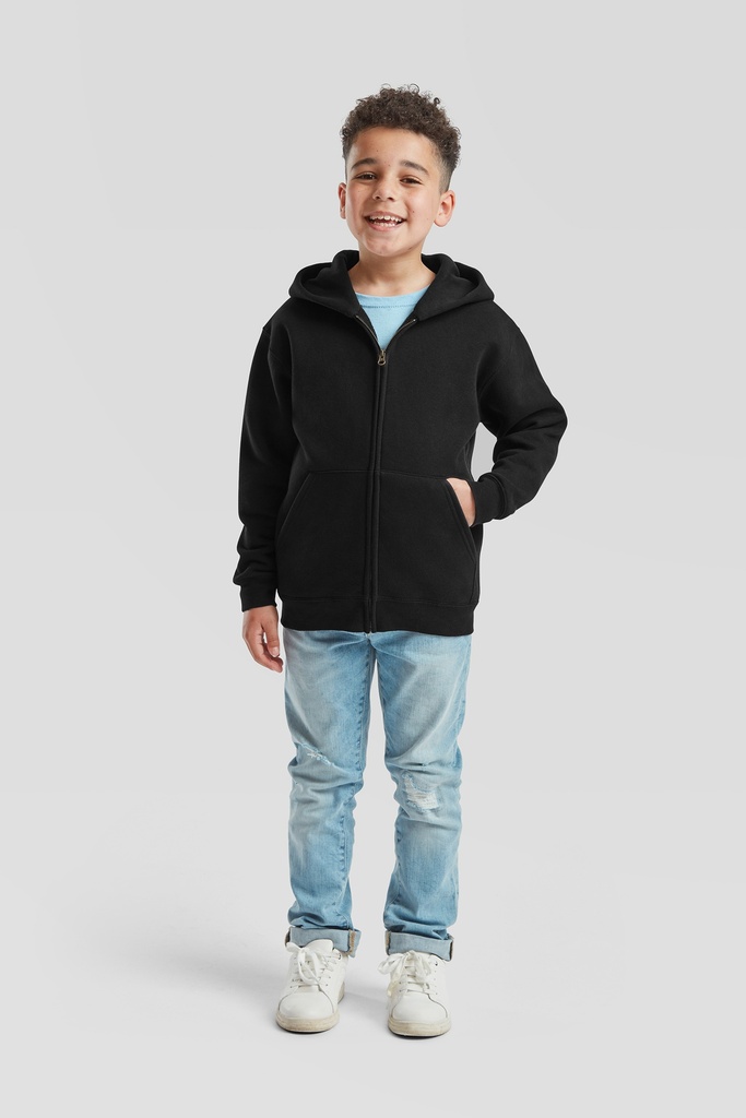 FELPA  PREMIUM CAPPUCCIO ZIP BAMBINO