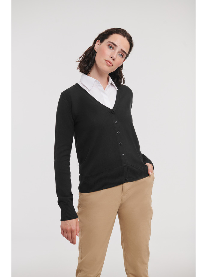 CARDIGAN CON SCOLLO A "V"