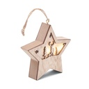 Stella in MDF con luce
