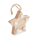 Albero in legno con luci