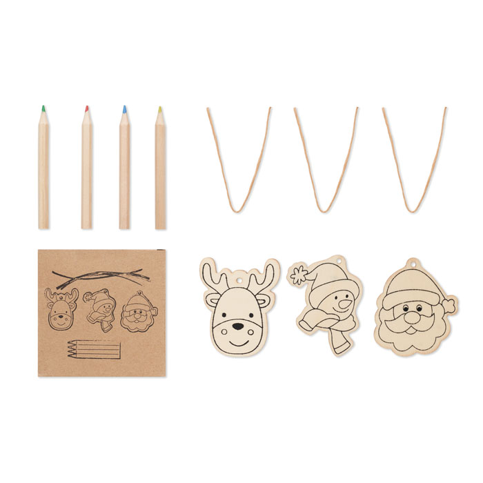Set in legno da disegno