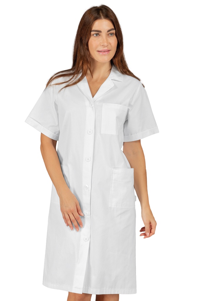 Camice Amburgo Bianco - Mezza Manica - 100% Cotone