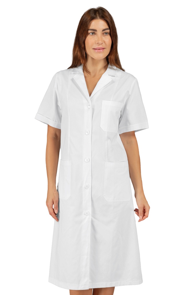 Camice Vichy Bianco - Mezza Manica - 100% Cotone