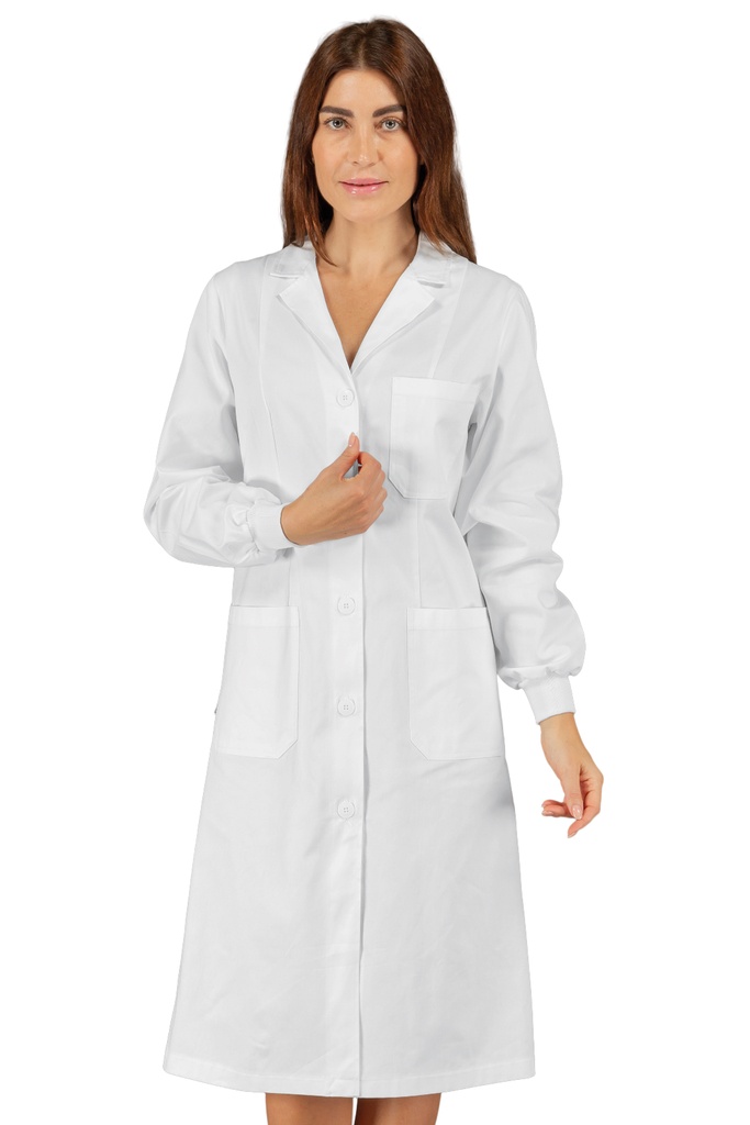 Camice Vichy Bianco - Polso In Maglia - 100% Cotone