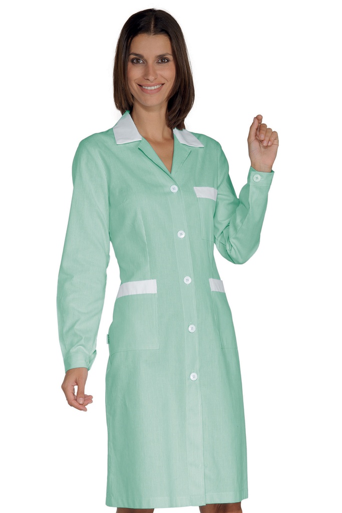 Camice Positano - Manica Lunga - 100% Cotone - Piquet