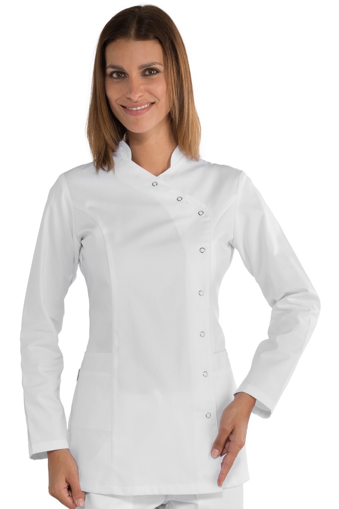 Casacca Nizza bottoni a pressione - Manica Lunga - 65% Poliestere 35% Cotone