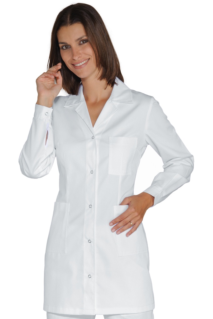 Casacca Marbella bottoni a pressione - Manica Lunga - 65% Poliestere 35% Cotone - 150 Gr/m²