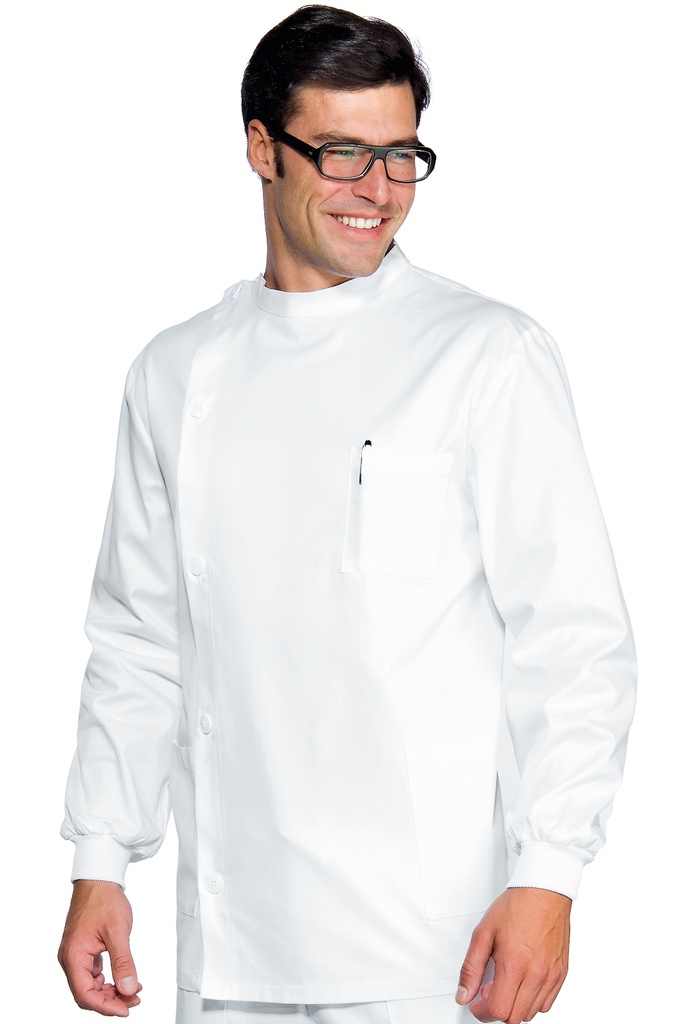 Casacca Dentista - Polso In Maglia - 100% Cotone