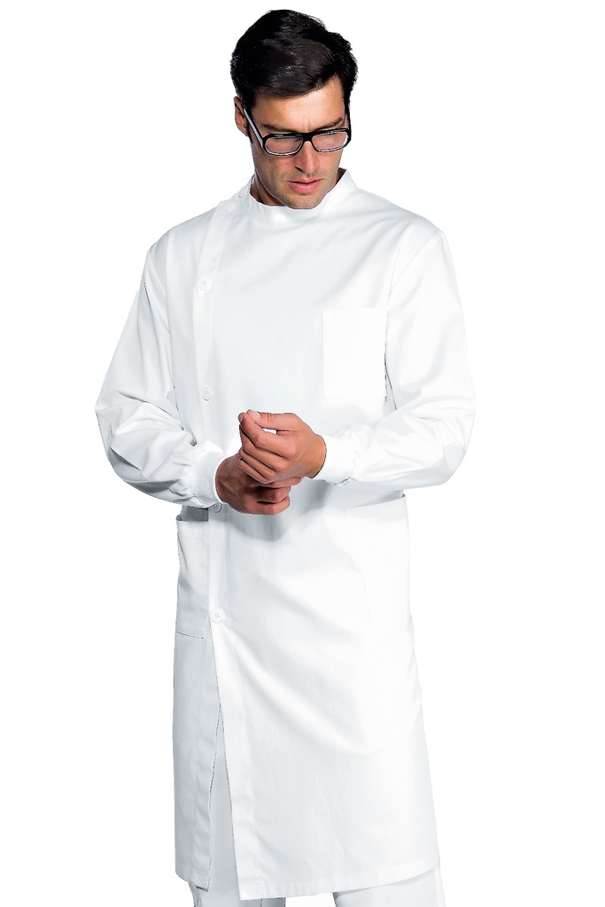 Camice Dentista - Polso In Maglia - 100% Cotone