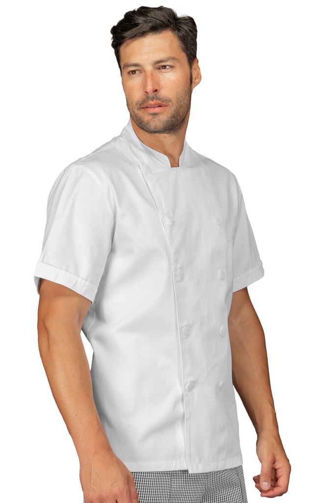 Giacca Cuoco Classica - Mezza Manica - 100% Cotone
