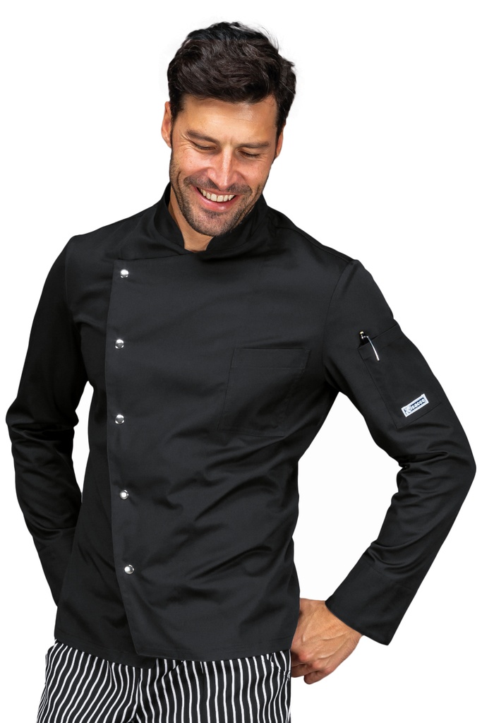 Giacca cuoco Belfast - Manica Lunga - 65% Poliestere 35% Cotone