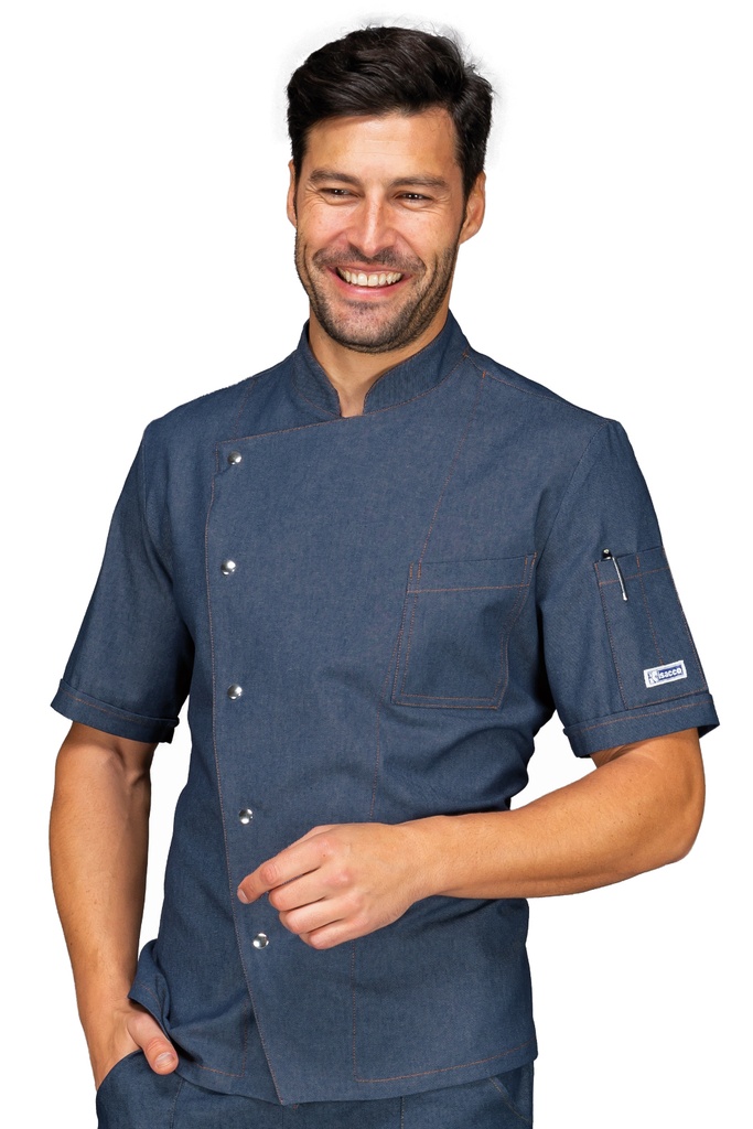 Giacca cuoco Belfast - Mezza Manica - 100% Cotone