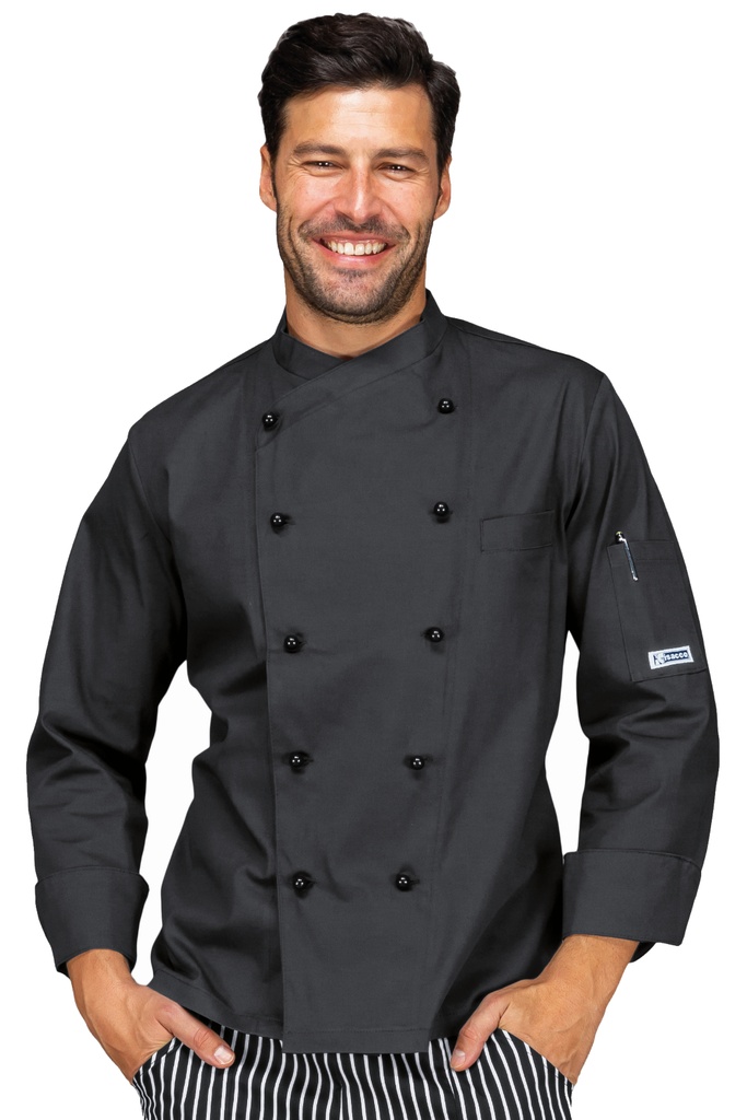 Giacca cuoco Panama - Manica Lunga - 65% Poliestere 35% Cotone