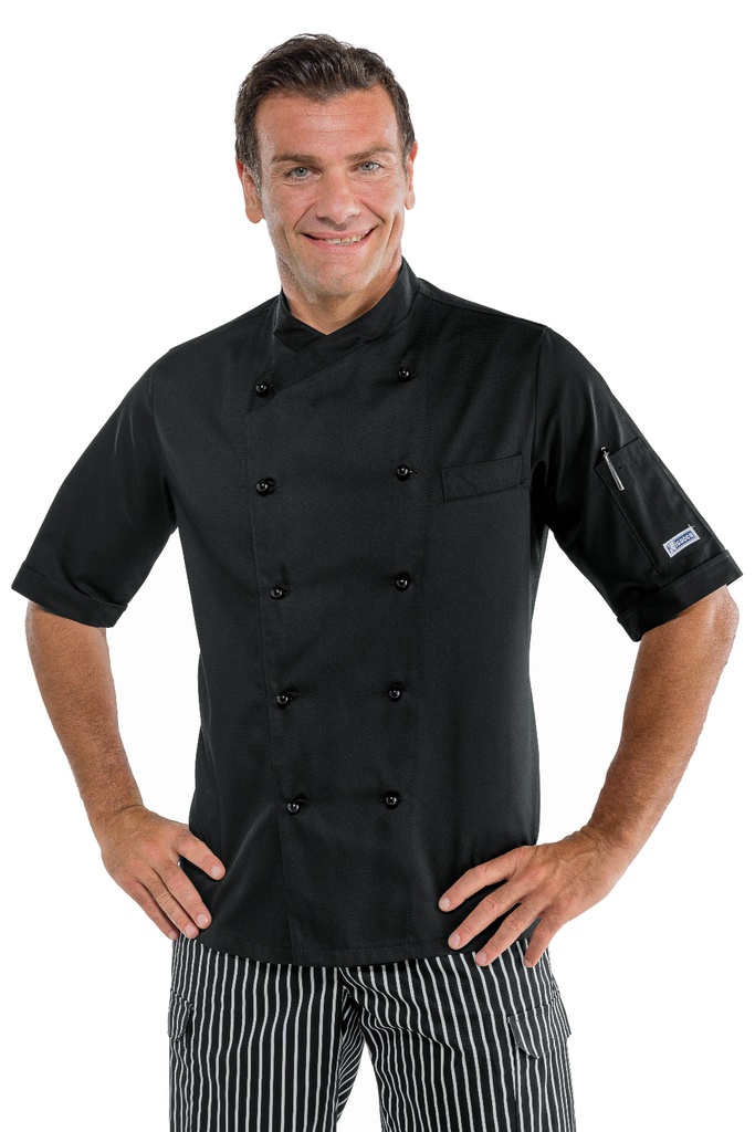 Giacca cuoco Panama - Mezza Manica - 65% Poliestere 35% Cotone