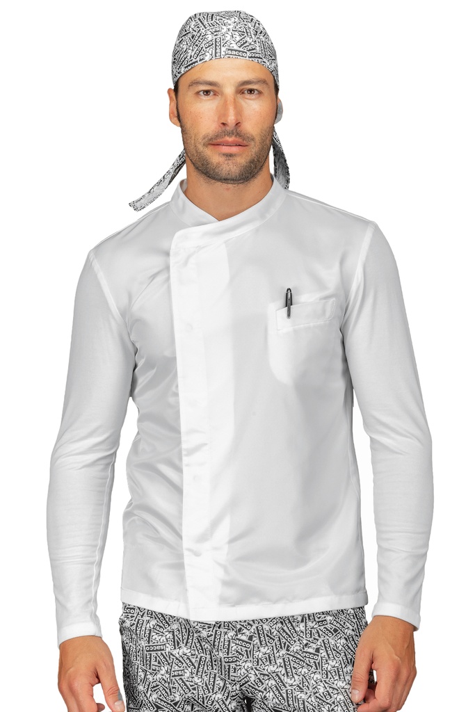 Giacca cuoco Franklin - Manica Lunga - 100% Poliestere Superdry