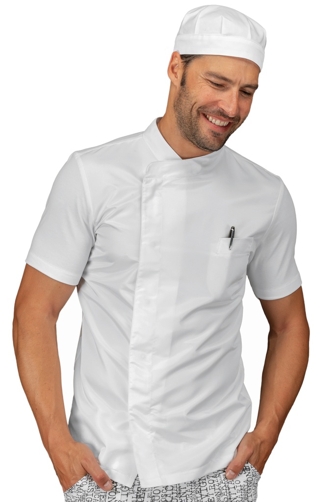 Giacca cuoco Franklin - Mezza Manica - 100% Poliestere Superdry