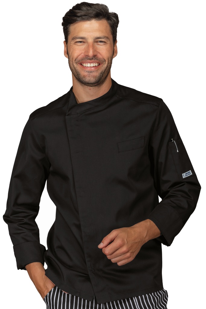 Giacca cuoco Bilbao - Manica Lunga - 65% Poliestere 35% Cotone