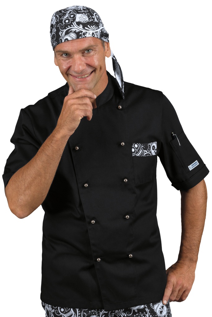 Giacca Cuoco Atlanta - Mezza Manica - 65% Poliestere 35% Cotone