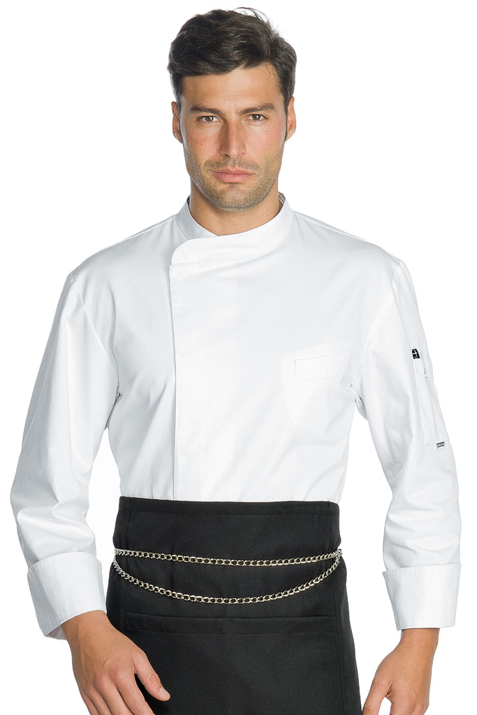 Giacca Cuoco Pretoria - Manica Lunga - 65% Poliestere 35% Cotone
