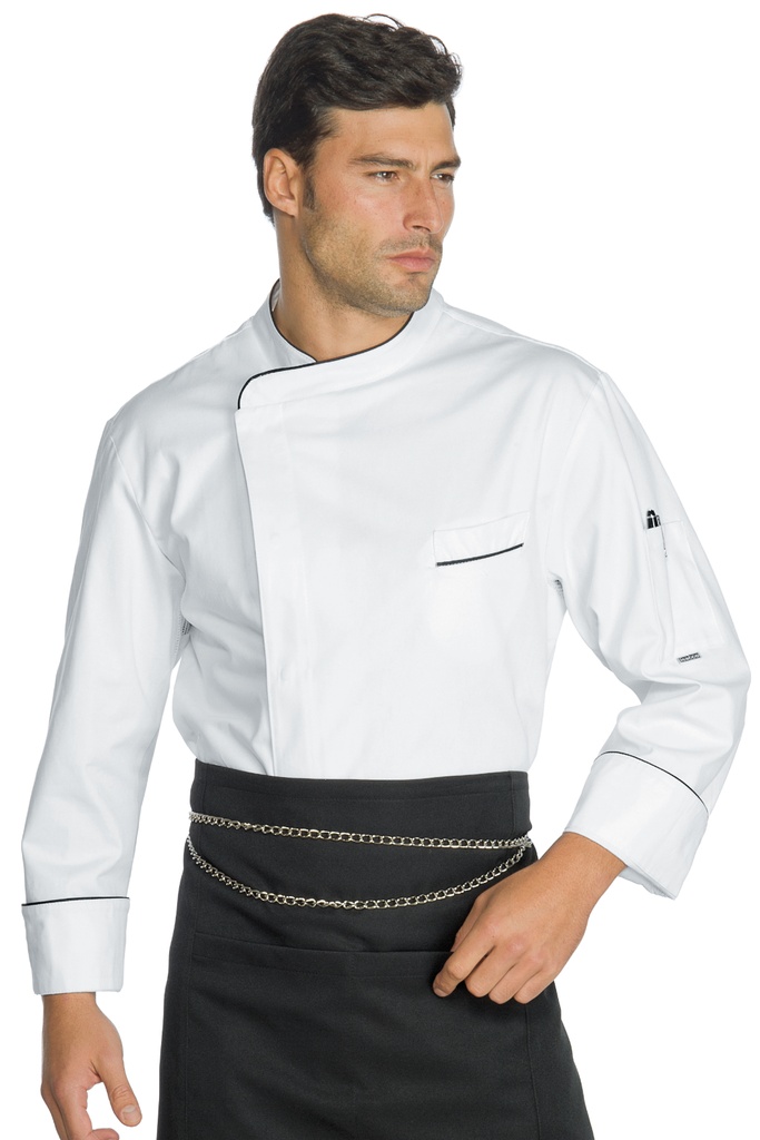 Giacca Cuoco Wimbledon - Manica Lunga - 100% Cotone