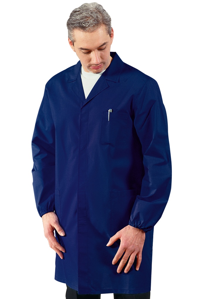 Camice Uomo Bottoni a Pressione - Manica Lunga - 65% Poliestere 35% Cotone - 125 Gr/m²