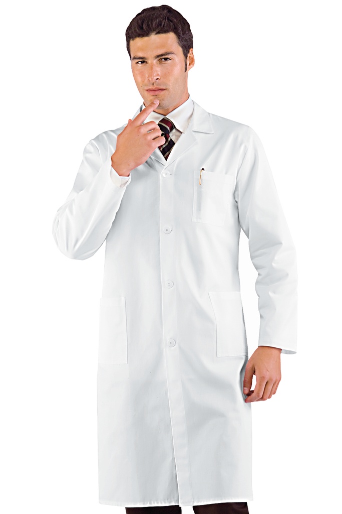 Camice Medico - Manica Lunga - 100% Cotone Satin