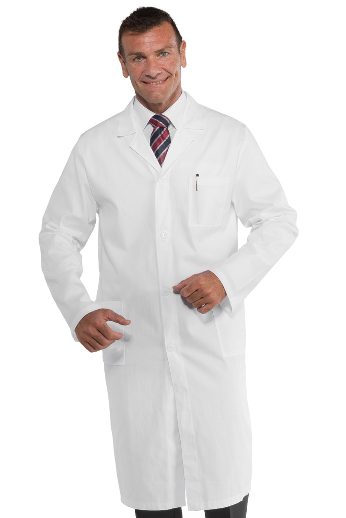 Camice Medico - Manica Lunga - 65% Poliestere 35% Cotone - 150 Gr/m²