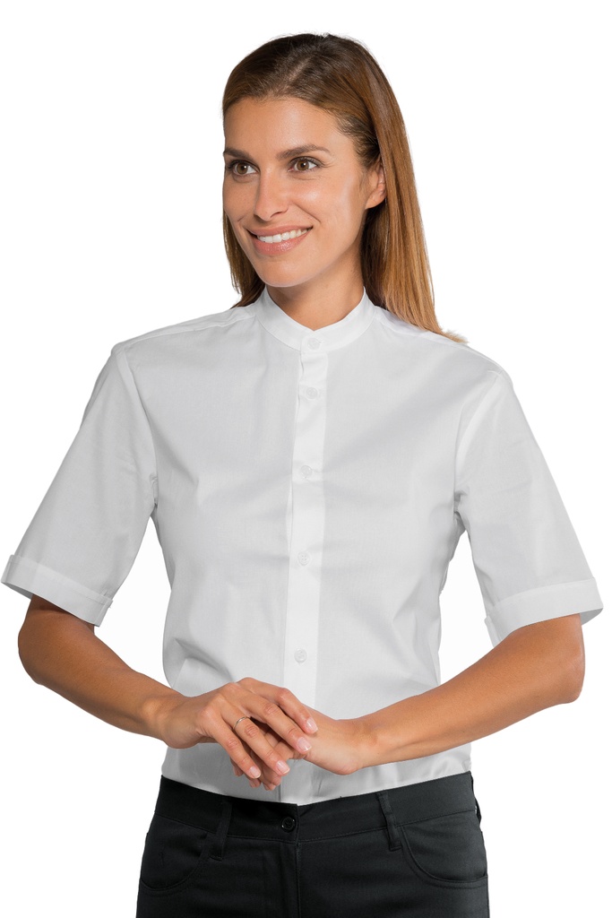 Camicia Unisex Detroit Stretch - Mezza Manica - 97% Cotone 3% Spandex - Stretch