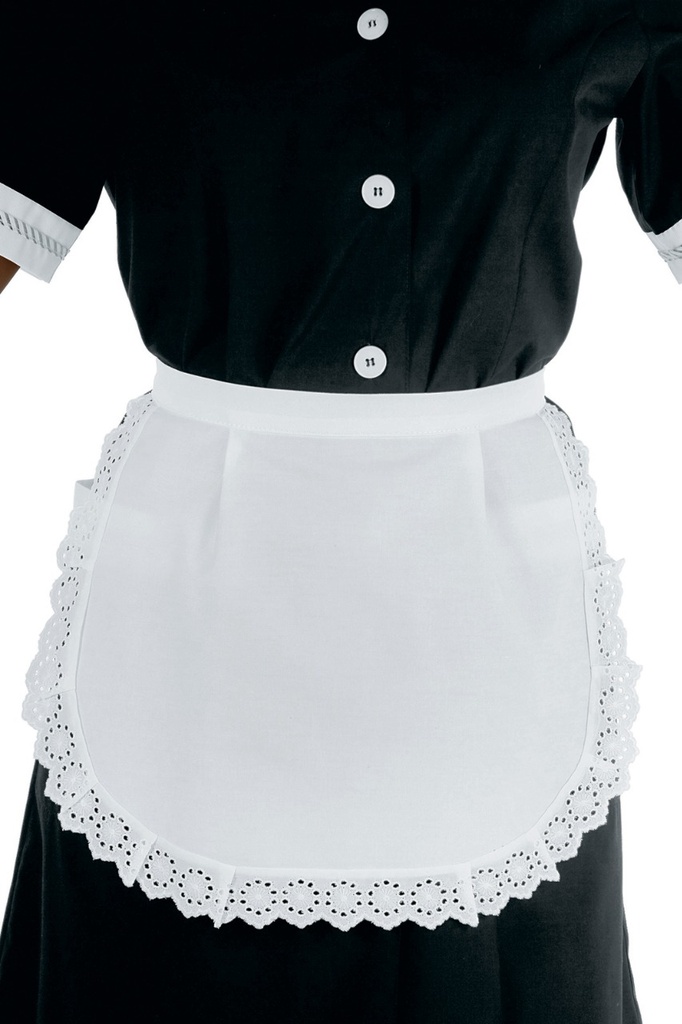 Grembiule con pizzo - 65% Poliestere 35% Cotone