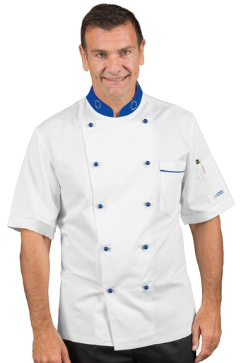 Giacca cuoco Profilata - Mezza Manica - 100% Cotone