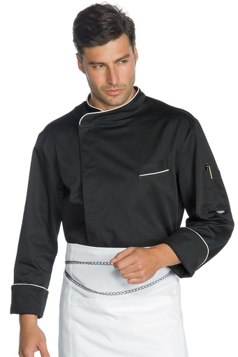 Giacca Cuoco Pretoria - Manica Lunga - 65% Poliestere 35% Cotone