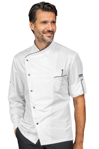Giacca cuoco Manhattan - Mezza Manica - 100% Poliestere Superdry