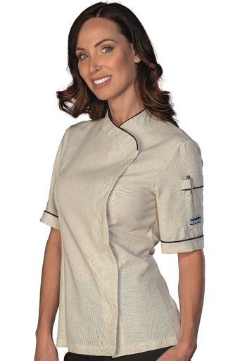 Giacca Lady Snaps - Mezza Manica - 60% Cotone 40% Lino