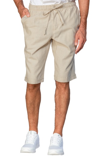 Pantaloncino slim zip unisex - 60% Cotone 40% Lino