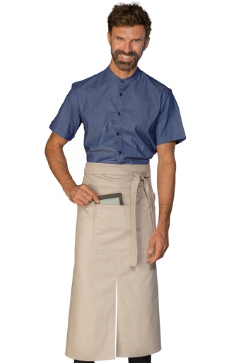 [MG-07272] Grembiule Santiago Stone Sabbia - 65% Cotone 35% Poliestere