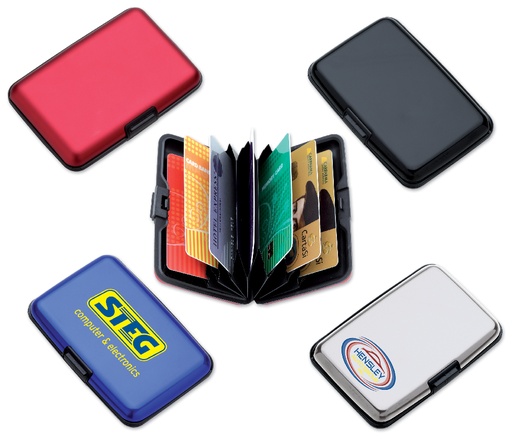 CUSTODIA ALLUMINIO P/CARDS