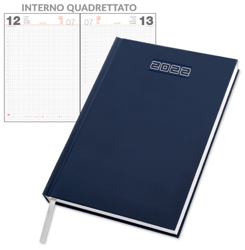 AGENDA GIORNALIERA F.to17x24 QUADRETTI