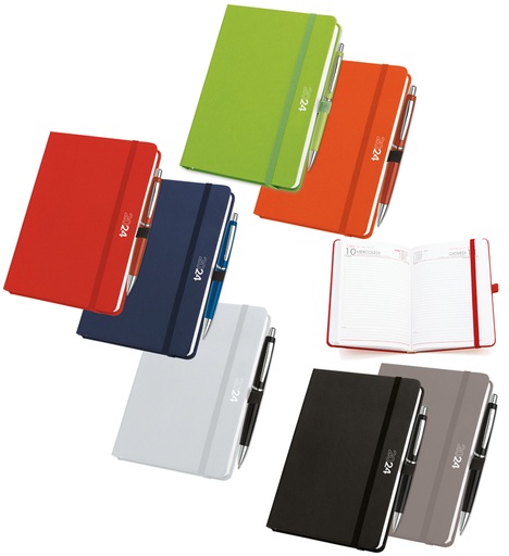 AGENDA C/ELASTICO F.TO 12x17 GIORNALIERO
