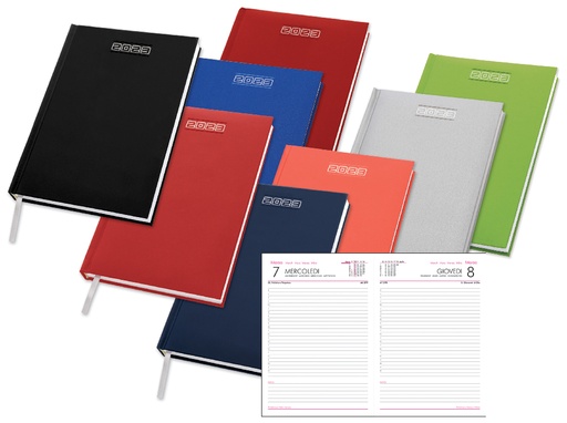 AGENDA IMBOTTITA F.TO 12x17 GIORNALIERO