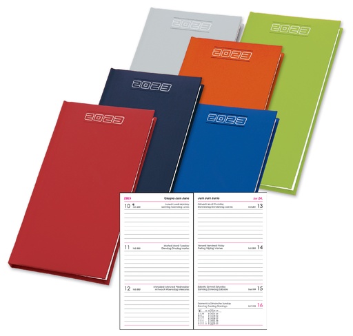 AGENDA TASCABILE F.TO 8X15 SETTIMANALE