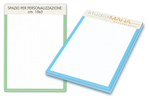 BLOCCO APPUNTI F.TO A4 50 FOGLI