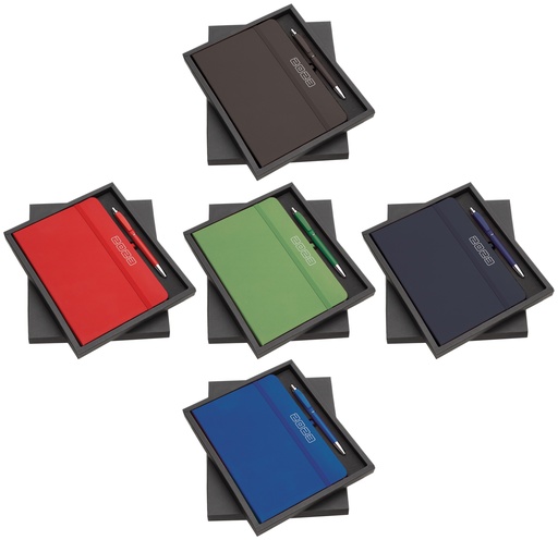 SET AGENDA C/ELASTICO F.TO 15X21 + PENNA IN ASTUCCIO