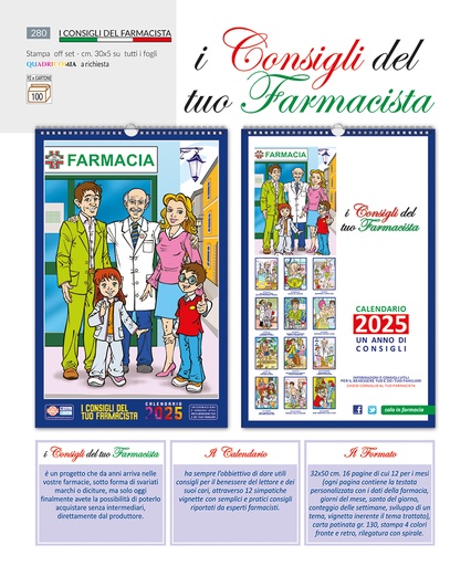 [MG-01892] ILLUSTRATO"CONSIGLI DELFARMACISTA"8FG.F.TO CM.32x50