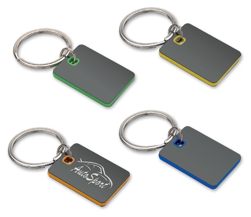 P/CHIAVI CLIP BLACK ALLUMINIO+METALC.