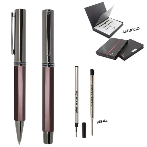 [MG-02063] SET SFERA+ROLLER "PIERRE CARDIN" R. BLU