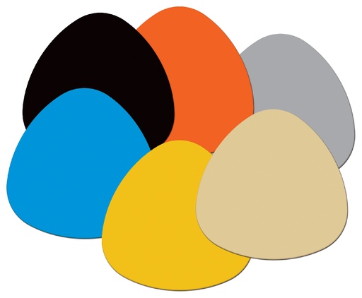 SOTTOPIATTO "EGG" IN PVC IDROREPELLENTE LAVABILE
