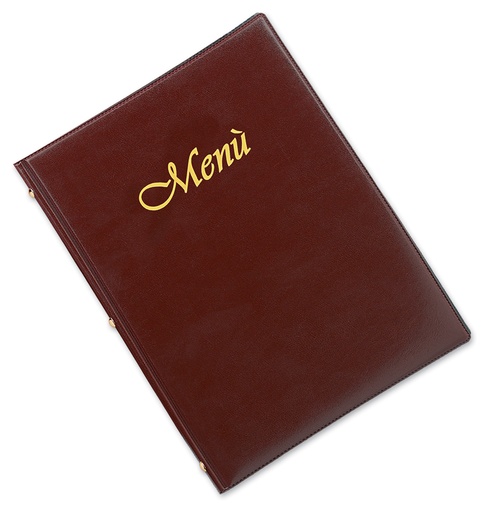 [MG-02134] PORTAMENU IN FINTA PELLE cm.23,5x32