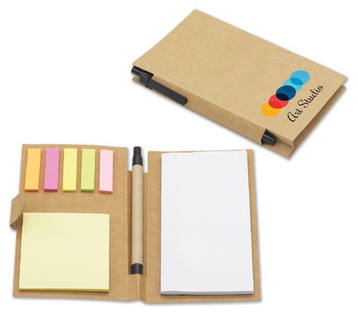 [MG-02235] SET POST-IT ECOLOGICO 2FORMATI+PENNA
