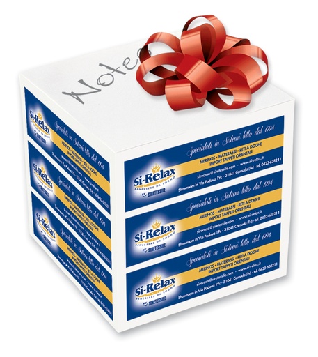 [MG-02269] CUBO CARTA  cm.8,5x8,5x8,5