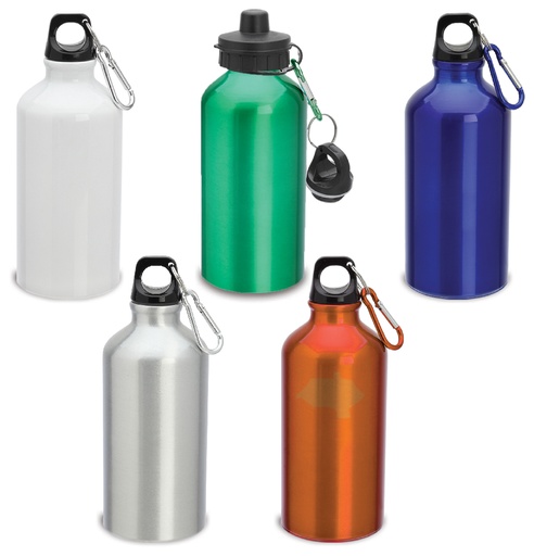 BORRACCIA ALLUMINIO 500ML C/MOSCHETTONE